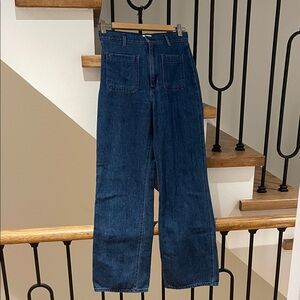 Wilfred Free High Rise Wide Leg Jeans